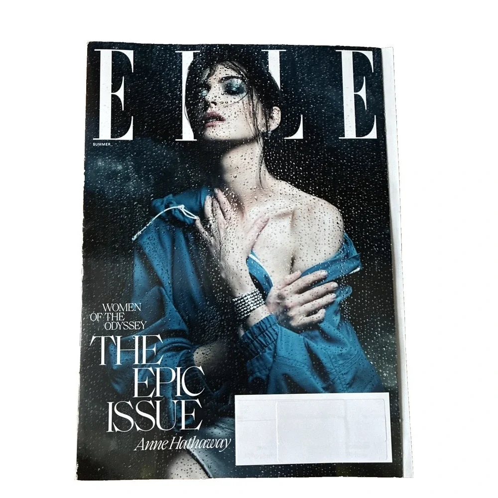 ANNE‎ HATHAWAY - ELLE Magazine SUMMER 2026 - THE EPIC ISSUE ... FREE SHIPPING